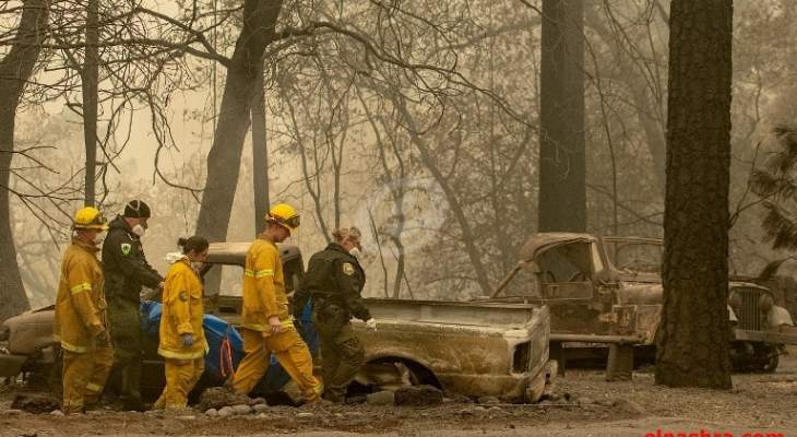 اخلاء مئات المنازل في كاليفورنيا بسبب حرائق الغابات 
