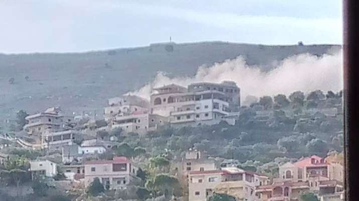 "النشرة": قصف إسرائيلي على الشقيف وتلة حمامص وأطراف حلتا والخيام واستهداف منزل في كفركلا