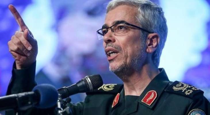رئيس الأركان الإيراني: هجومنا انتهى ودمرنا موقعين إسرائيليَين مهمَين وسنرد بقوة على استهداف مصالحنا