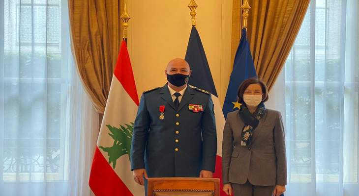 قائد الجيش التقى وزيرة دفاع فرنسا بباريس: الجيش اللبناني يمر بأزمة كبيرة بسبب الوضع الاقتصادي والاجتماعي