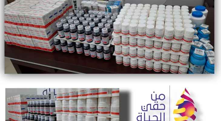جمعية "من حقّي الحياة" وزعت 600 علبة دواء على مراكز الصحيّة ومستوصفات بقضاء جبيل وخارجه