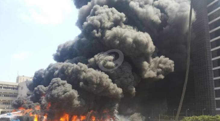 النشرة: حريق في جرود وادي عنجر نتيجة سقوط قذيفة سورية ليلاً