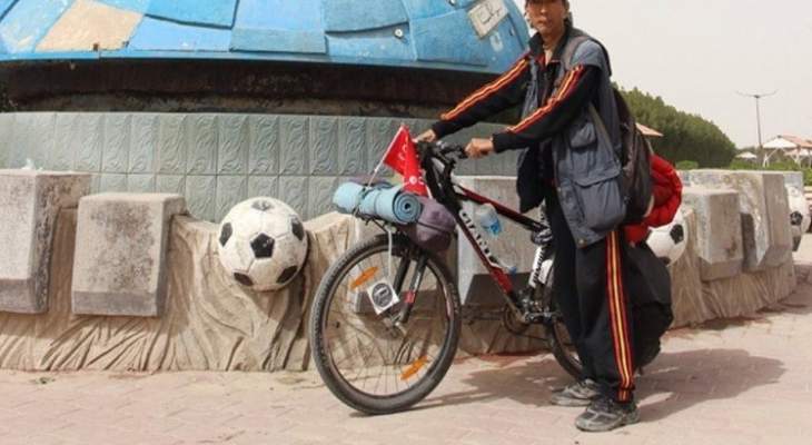 صيني جاب العالم عبر دراجته الهوائية وحط في العراق