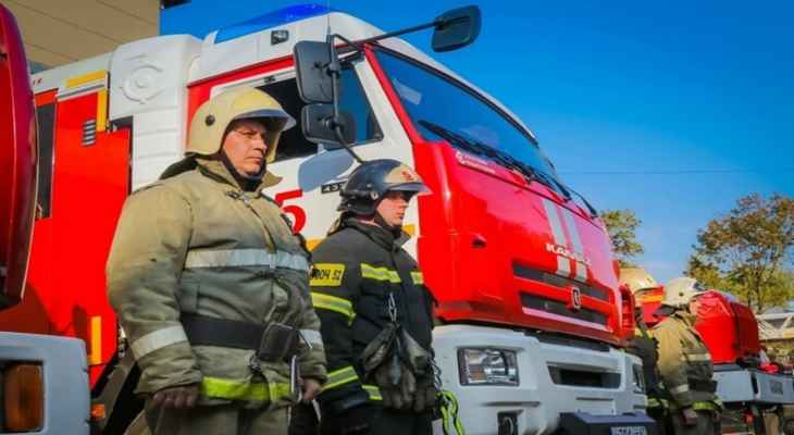"تاس": مقتل 8 أشخاص بحريق في نزل جنوب العاصمة الورسية موسكو