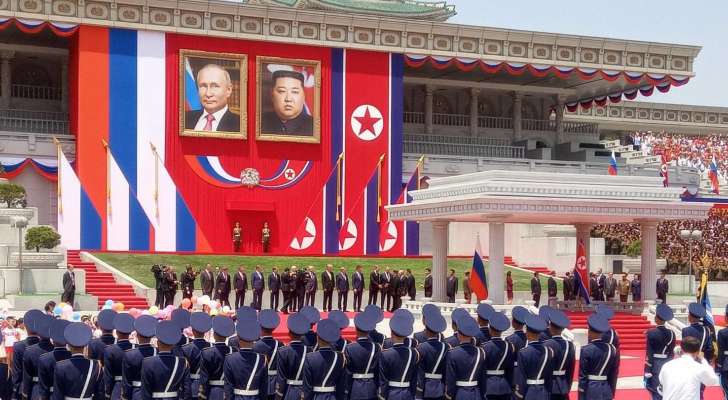 انطلاق القمة بين بوتين وكيم جونغ أون بحفل افتتاحي في بيونغ يانغ