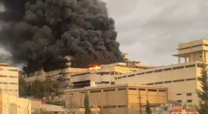 المكتب الاعلامي في وزارة الصناعة: بوشكيان تواصل مع المسؤولين في الوزارة لمعرفة أسباب الحريق في "كونكورد"