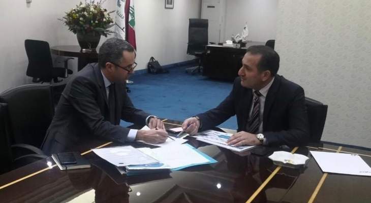 وزير الاتصالات اطلع من كريدية على خطة عمل اوجيرو 