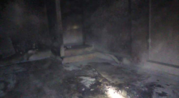 الدفاع المدني: حريق داخل شقة في عيناب في عاليه