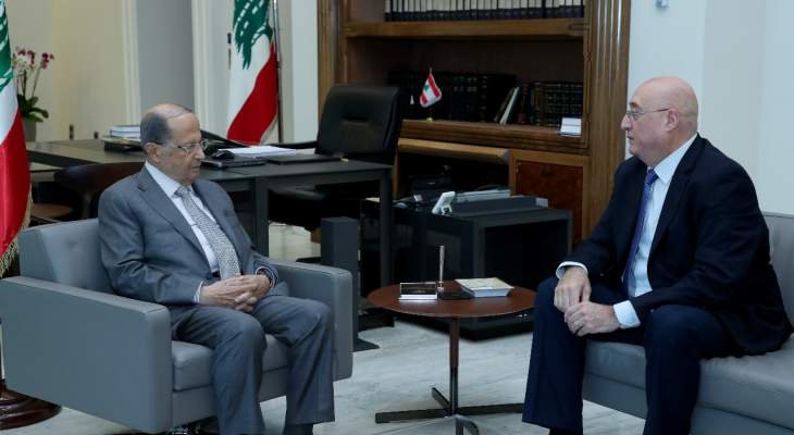 الرئيس عون استقبل جوزيف أبو فاضل: الكلام عن الطلب من سلامة الإستقالة غير موجود وغير صحيح