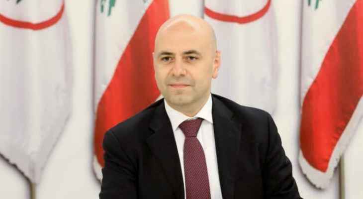 حاصباني: لا خارطة طريق واضحة للإصلاحات والمصالح الدولية تصب بخارج مصلحة لبنان لاستخراج الغاز