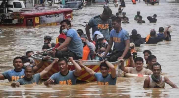 مقتل 132 شخصا وإصابة أكثر من 100 آخرين جراء فيضانات وانهيارات أرضية في الفيليبين