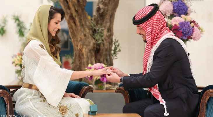 بدء مراسم زفاف ولي العهد الاردني الأمير حسين بن عبدالله