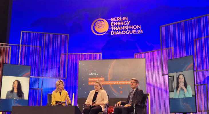 فياض شارك بمؤتمر لتحول الطاقة في برلين وعرض فرص الاستثمار في الطاقة المتجددة في لبنان
