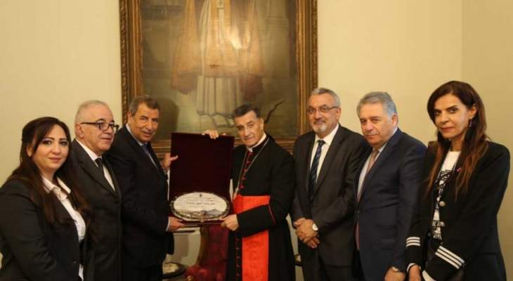 اللجنة الرئاسية العليا لشؤون الكنائس في فلسطين التقت البطريرك الراعي