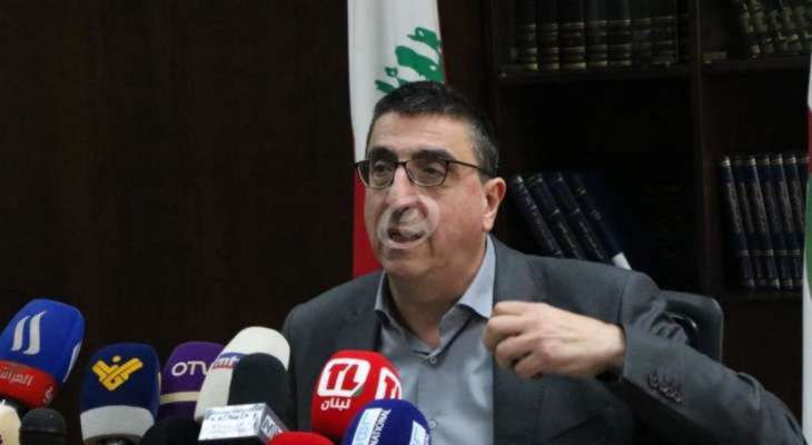حجار: لبنان لا يستطيع تحمل عواقب قرار وقف تمويل الأونروا