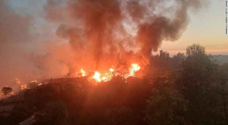إندلاع حريق بمخيم للروهينغا في بنغلاديش
