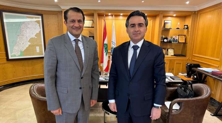حمية بحث مع سفير قطر التطورات في لبنان والمنطقة