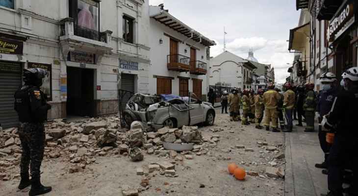 12 قتيلا على الأقل جراء الزلزال الذي ضرب الإكوادور والبيرو