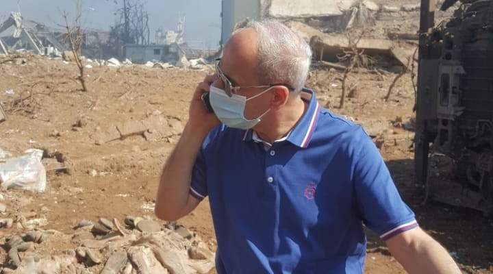 اللواء خير يتفقد اضرار انفجار مرفأ بيروت: سنقوم بالخطوات اللازمة