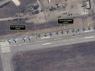النظام السوري نقل طائرات حربية إلى قاعدة حميميم تحسبا من ضربات أميركية