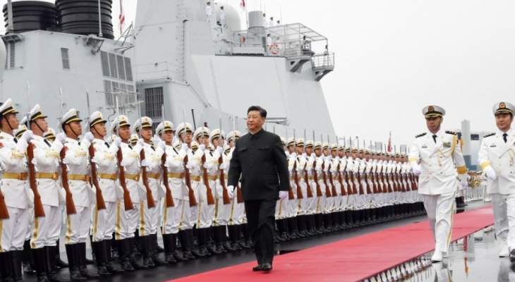 رئيس الصين: شعبنا محب للسلام وعلى أساطيل البحرية بالعالم العمل معا لحماية الأمن