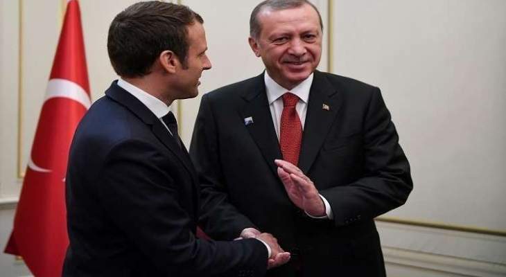 أردوغان لماكرون: لا أطماع لنا في الأراضي السورية 