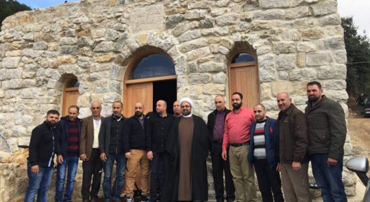  افتتاح مسجد ابو ذر الغفاري في حي حلان في غدراس 