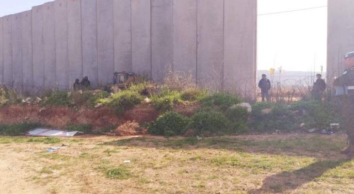 "النشرة": الجيش الاسرائيلي يستحدث فجوة بالجدار بين بوابة فاطمة وكفركلا