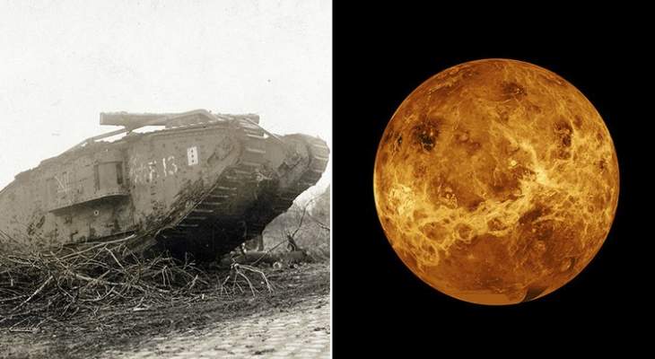 دبابات الحرب العالمية الأولى قد تصلح لاستكشاف كوكب الزهرة