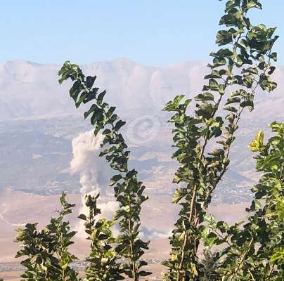 "النشرة": سلسلة غارات إسرائيلية على عدد من القرى والبلدات البقاعية