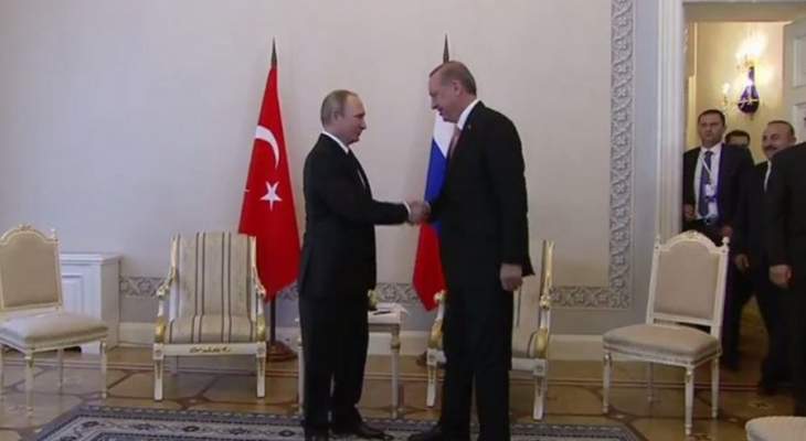 بوتين وأردوغان يبحثان هاتفيا الأوضاع في ليبيا وإدلب السورية