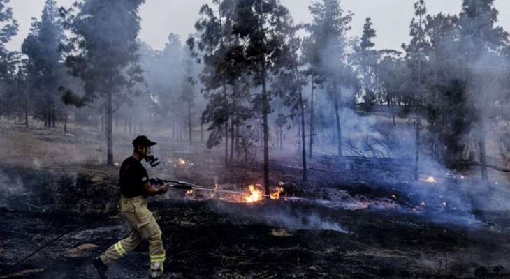 "يسرائيل هايوم": رجال إطفاء اسرائيليون يقومون بعملية إطفاء واسعة لحرائق اندلعت في مستوطنات الشمال