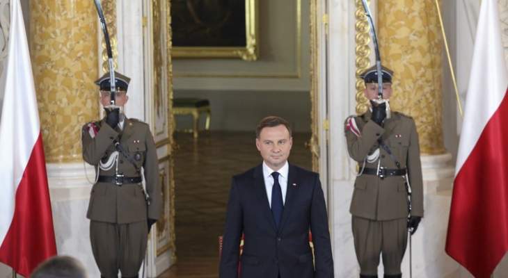 رئيس بولندا: سنستمر بدعمنا من أجل تجسيد الدولة الفلسطينية