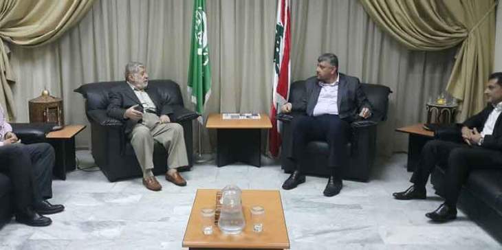 أمين عام الجماعة الإسلامية بحث مع ممثل الجهاد الإسلامي الوضع الفلسطيني