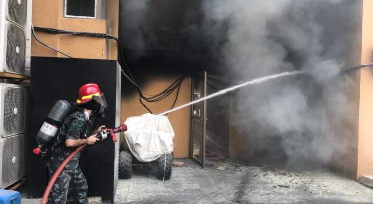 النشرة: اخماد الحريق الذي اندلع في احد الشقق السكنية في صيدا