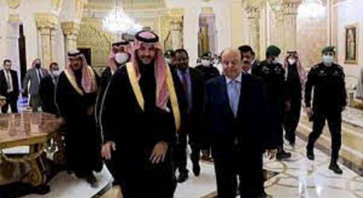 نائب وزير الدفاع السعودي التقى رئيس الوزراء اليمني: نؤكد موقفنا من الهدنة في اليمن