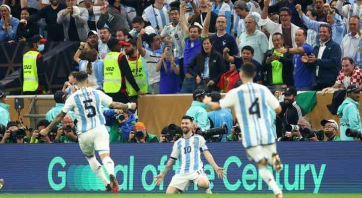 الأرجنتين تتوج بلقب كأس العالم للمرة الثالثة في تاريخها بعد فوزها على فرنسا بركلات الترجيح 4-2