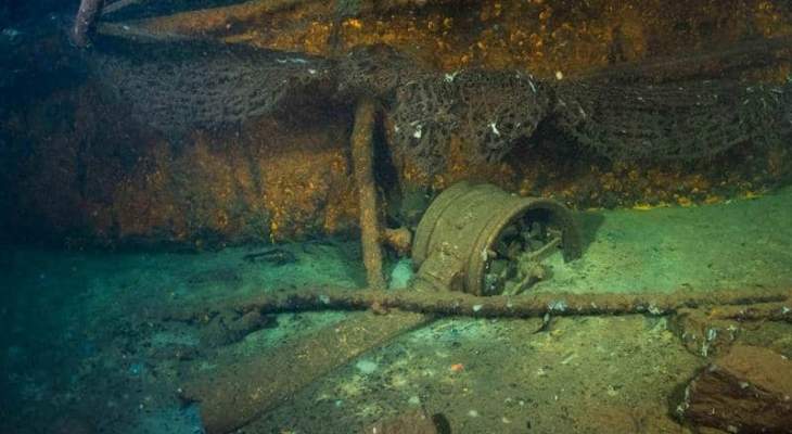 العثور على سفينة غرقت في الحرب العالمية الثانية