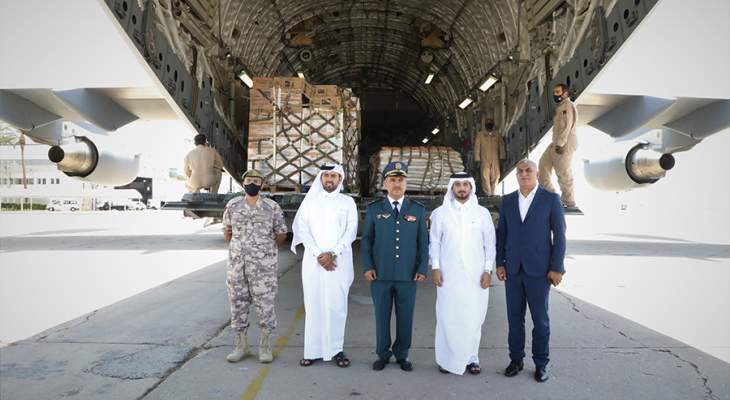 الجيش تسلم 70 طناً من المواد الغذائية المقدّمة هبة من أمير قطر
