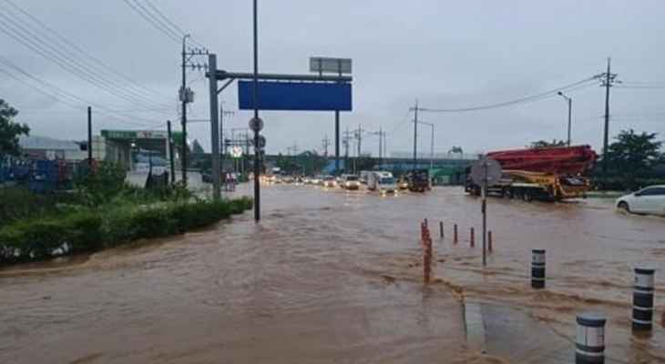 مسؤولون في كوريا الجنوبية: مقتل ثلاثة أشخاص نتيجة الأمطار الغزيرة