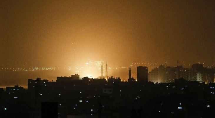 الجيش الاسرائيلي شن غارات على غزة بعد إطلاق صاروخ من القطاع مساء أمس