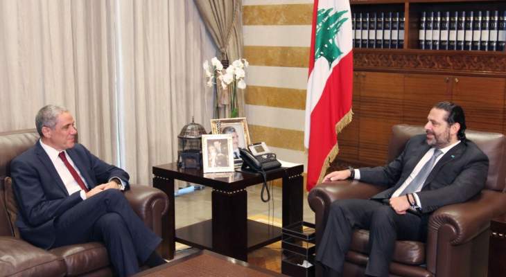 سفير الاتحاد الأوروبي التقى الحريري: ملتزمون بالحفاظ على أمن لبنان واستقراره