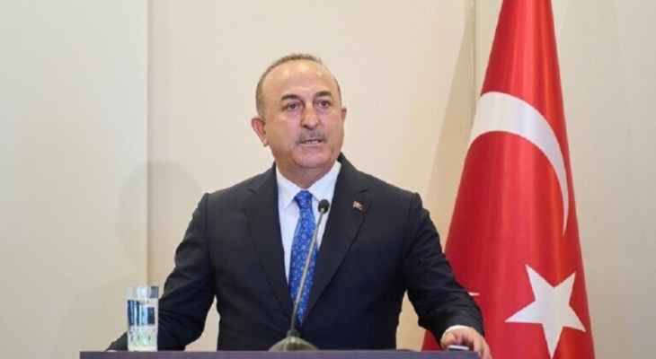 جاويش أوغلو: تركيا تعمل على فتح معبرين حدوديين مع سوريا للمساعدات الإنسانية