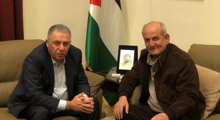 السفير الفلسطيني التقى نائب الامين العام لجبهة التحرير الفلسطينية
