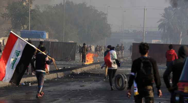 سلطات العراق: إصابة 122 عنصرا أمنيا و11 مدنيا بمواجهات في بغداد
