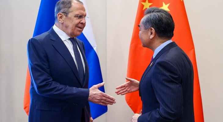 الخارجية الروسية: لافروف ووانغ يي أشادا بتطور العلاقات الثنائية بين موسكو وبكين بظل الوضع الجيوسياسي المعقد