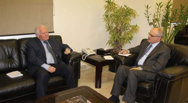 وزير المال التقى روس ماونتن والسفير المصري ووزير الطاقة