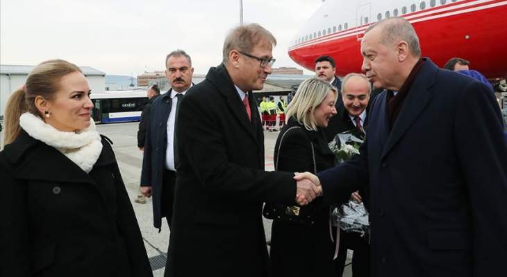 اردوغان وصل إلى جنيف بسويسرا للمشاركة في المنتدى العالمي للاجئين