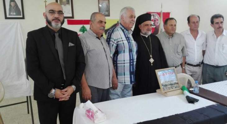 لقاء تضامني مع الاسرى  الفلسطينيين في مطرانية الكاثوليك صور 