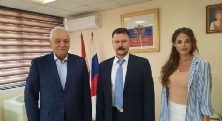 القومي زار مدير المركز الثقافي الروسي في بيروت: المركز يؤدي دورا مهما بتعزيز العلاقات الثقافية